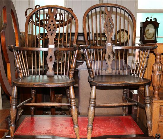 Pair of Windsor chairs